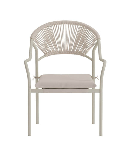 Paros ruokatuoli - beige / beige - KalusteDuo_Huonekaluliike_Tuoli ulkokäyttöön
