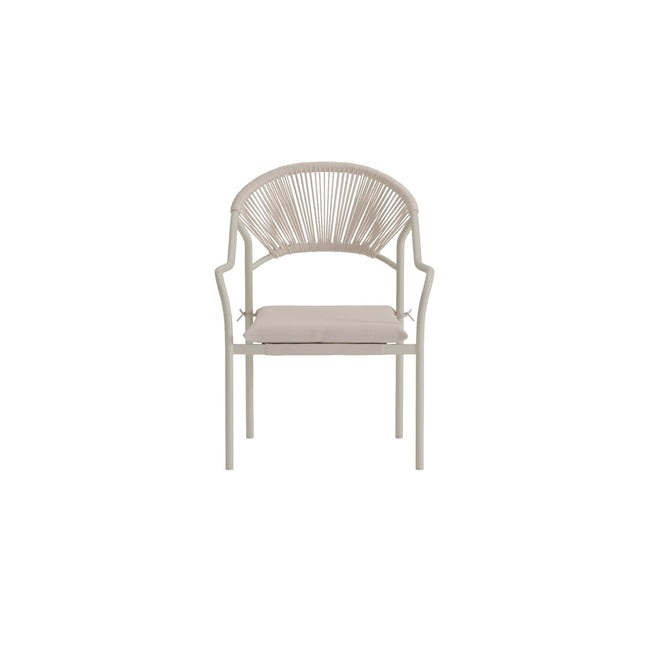 Paros ruokatuoli - beige / beige - KalusteDuo_Huonekaluliike_Tuoli ulkokäyttöön