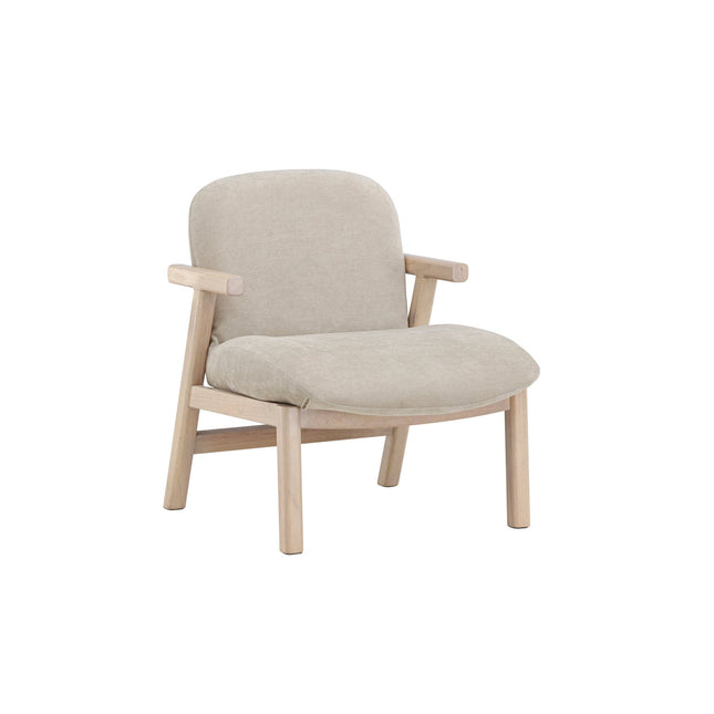 Rile nojatuoli - valkolakattu/ beige - KalusteDuo_Huonekaluliike_Nojatuoli