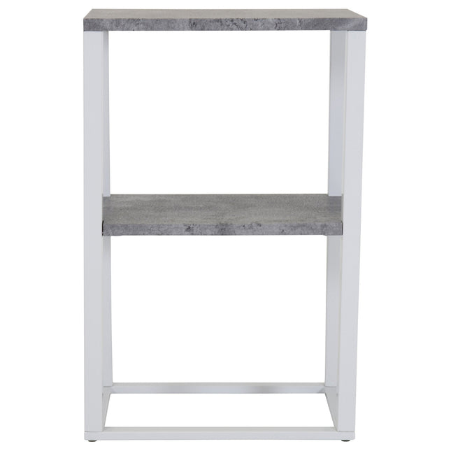Rise yöpöytä - "Betoni " - valkoinen - KalusteDuo_Huonekaluliike_Pöytä