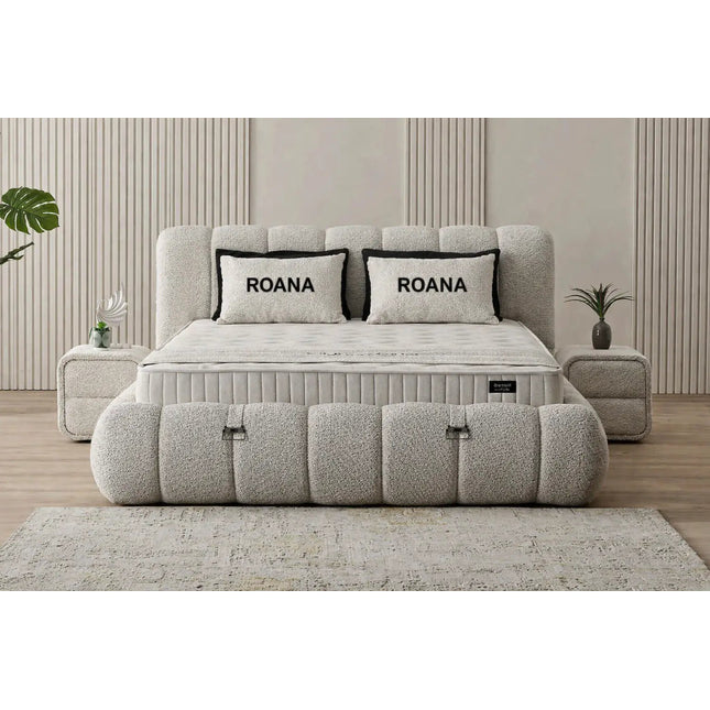 Roana 7 - vyöhykkeinen sänky säilytystilalla - 160/180/200x200 cm - KalusteDuo_Huonekaluliike_Sänky