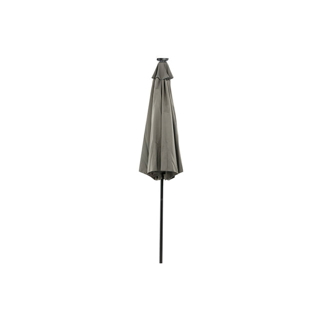 Sabal - aurinkovarjo LED-valolla - harmaa - 270cm - KalusteDuo_Huonekaluliike_Aurinkovarjo