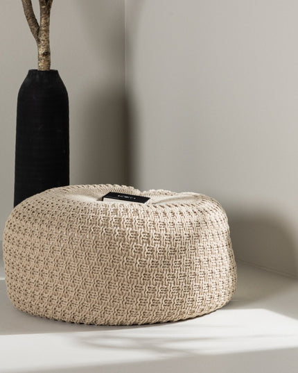 Sam pyöreä rahi - ⌀60 / beige - KalusteDuo_Huonekaluliike_Rahi