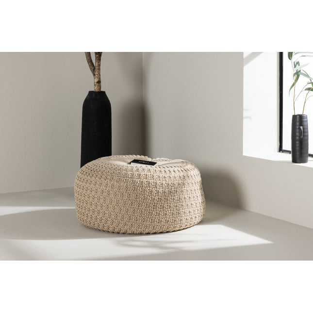 Sam pyöreä rahi - ⌀60 / beige - KalusteDuo_Huonekaluliike_Rahi