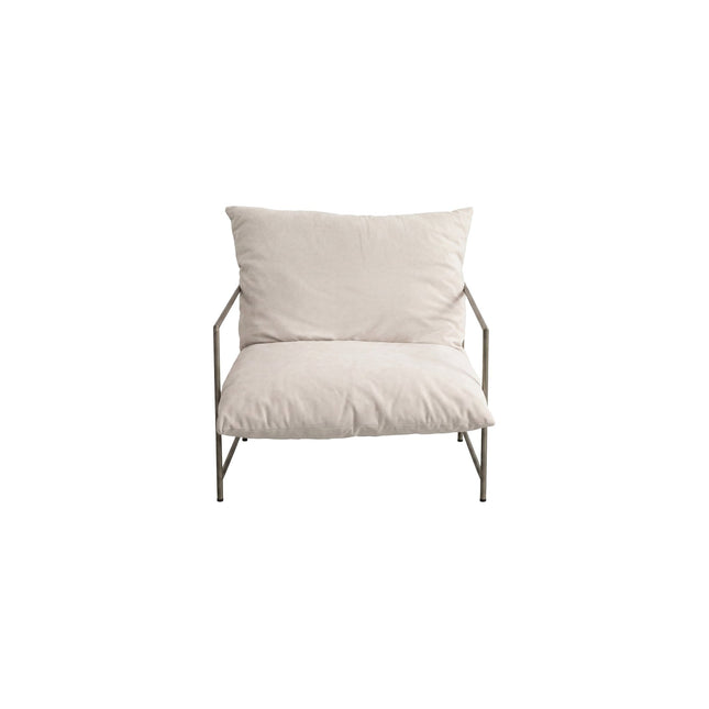 Sedalia nojatuoli - pronssinen runko / beige - KalusteDuo_Huonekaluliike_Nojatuoli