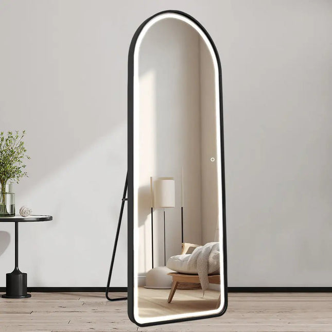 Serenity Arch ‑ kaaripeili LED‑valolla 60x165 cm - KalusteDuo_Huonekaluliike_Peili