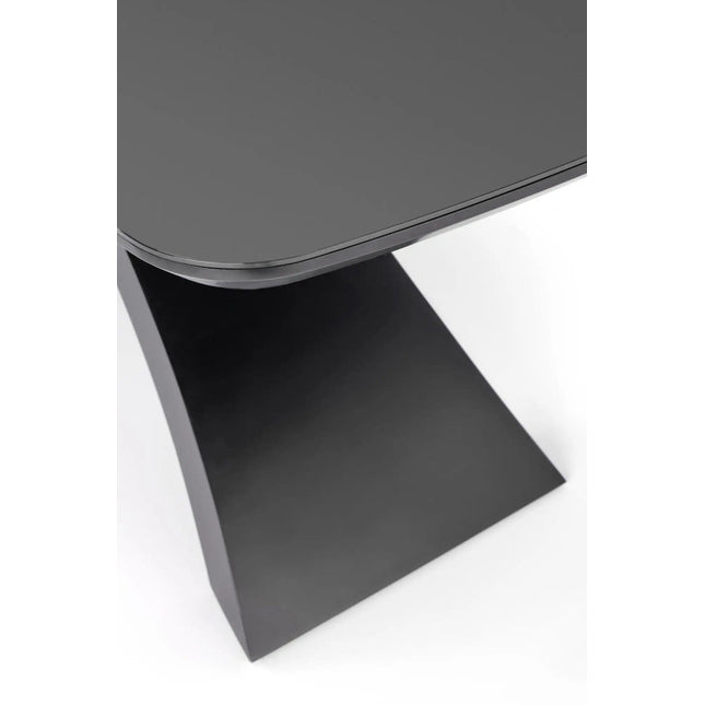 Silvest jatkettava ruokapöytä musta 180 - 220x89 cm - KalusteDuo_Huonekaluliike_Ruokapöytä