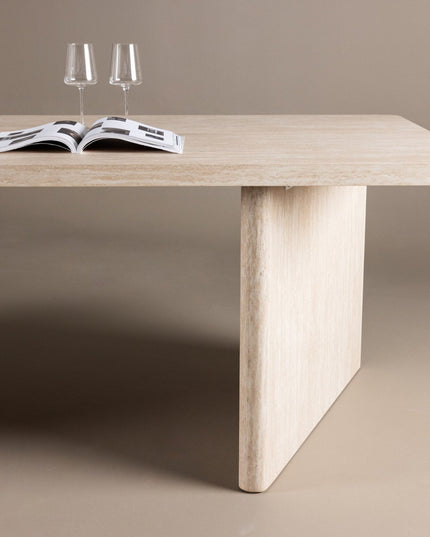 Skagen ruokapöytä 100x240 - sintrattu kivi / FSC 100% - KalusteDuo_Huonekaluliike_Ruokapöytä