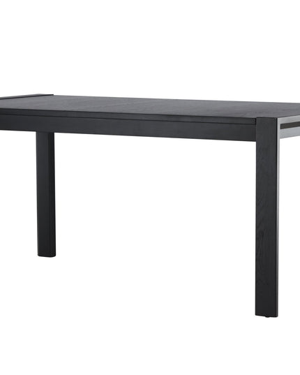 Slider ruokapöytä 250x95x75 cm - musta / massiivitammiviilu - KalusteDuo_Huonekaluliike_Ruokapöytä