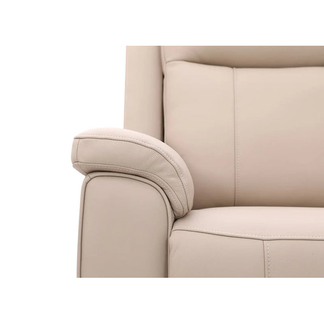 Soft Rest 1‑istuttava recliner tuoli - beige nahka - KalusteDuo_Huonekaluliike_recliner tuoli