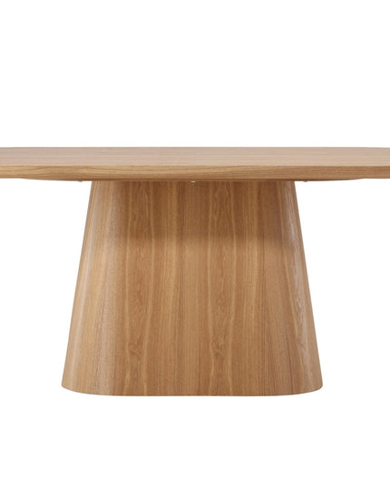 Stjärnö ruokapöytä 90x200 cm - luonnonvärinen / MDF viilu - KalusteDuo_Huonekaluliike_Ruokapöytä
