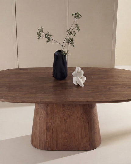 Stjärnö ruokapöytä 90x200 cm - mokka / MDF viilu - KalusteDuo_Huonekaluliike_Ruokapöytä