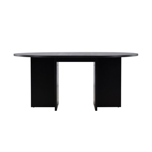 Strada ruokapöytä 120/170 x120x74 cm - musta / tammiviilu - KalusteDuo_Huonekaluliike_Ruokapöytä