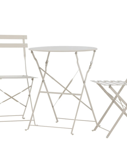 Tao kahvilaryhmä - beige / beige - KalusteDuo_Huonekaluliike_Ruokailuryhmä ulkokäyttöön