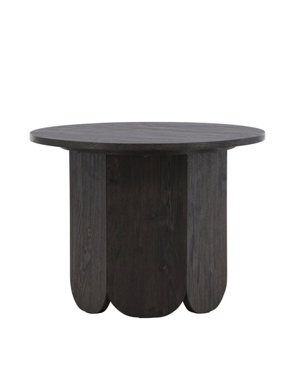 Tekla sohvapöytä ø60x45 cm - MDF ja musta 3D-paperi - KalusteDuo_Huonekaluliike_Pöytä