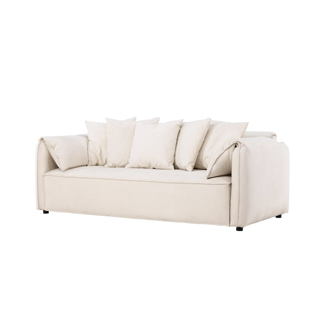 Torekov 3-istuttava sohva - beige mokanvärinen - KalusteDuo_Huonekaluliike_Sohva