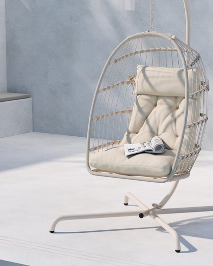 Trezza riipputuoli - beige / beige - KalusteDuo_Huonekaluliike_Aurinkotuoli