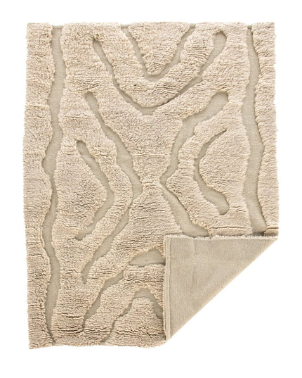 Trondheim x Josefin Lustig - matto - beige/valkoinen - villa - 170*240 - KalusteDuo_Huonekaluliike_Matto