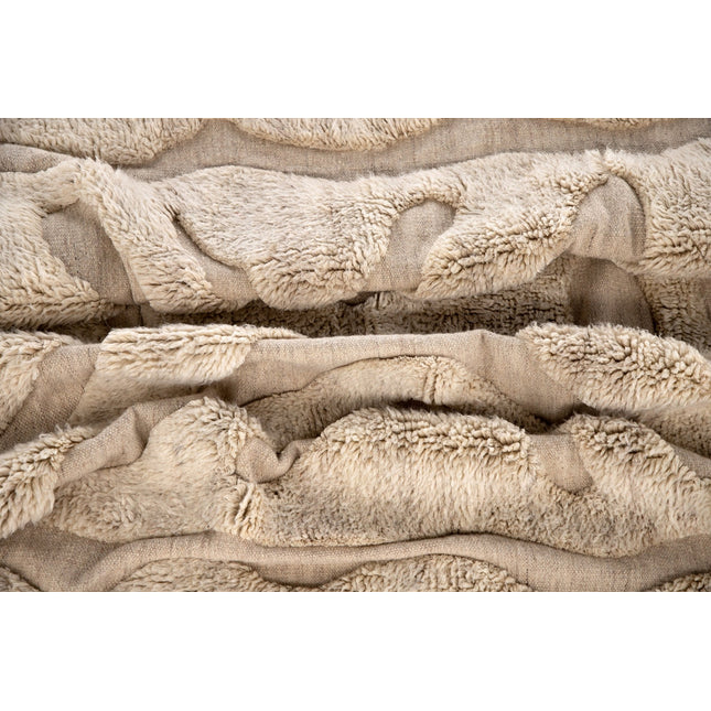 Trondheim x Josefin Lustig - matto - beige/valkoinen - villa - 400*400 - KalusteDuo_Huonekaluliike_Matto