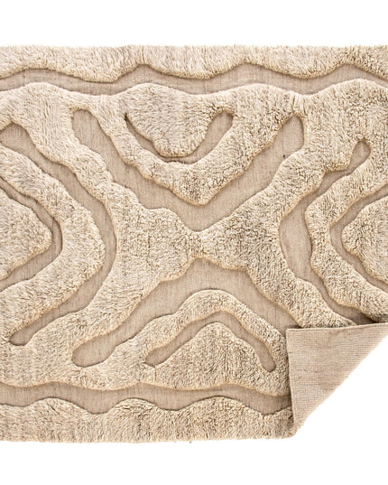 Trondheim x Josefin Lustig - matto - beige/valkoinen - villa - 400*400 - KalusteDuo_Huonekaluliike_Matto