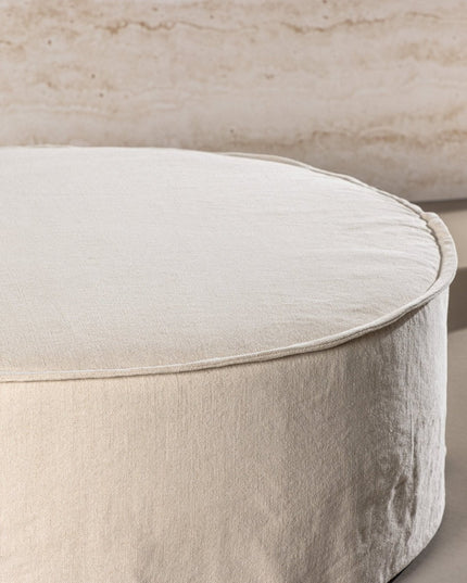 Vindö rahi ⌀101 - beige pellava - KalusteDuo_Huonekaluliike_Rahi