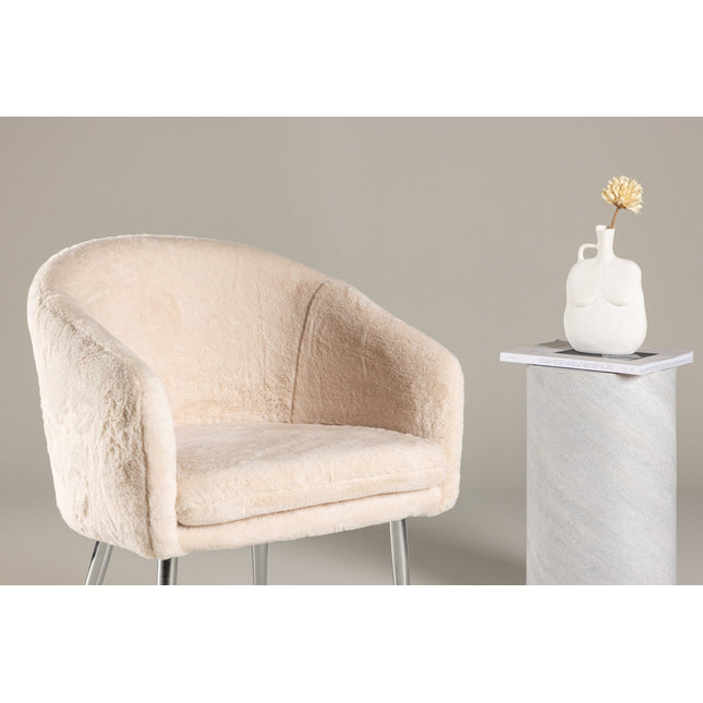 Wanda nojatuoli - beige tekoturkis - KalusteDuo_Huonekaluliike_Nojatuoli