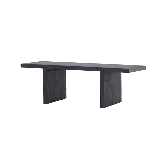 Yakunik sohvapöytä 120x38 cm- kumipuu / musta MDF - KalusteDuo_Huonekaluliike_Pöytä