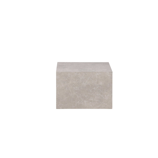 York matala sohvapöytä - beige / marmorinvärinen MDF - KalusteDuo_Huonekaluliike_Pöytä