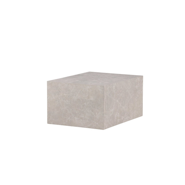 York matala sohvapöytä - beige / marmorinvärinen MDF - KalusteDuo_Huonekaluliike_Pöytä