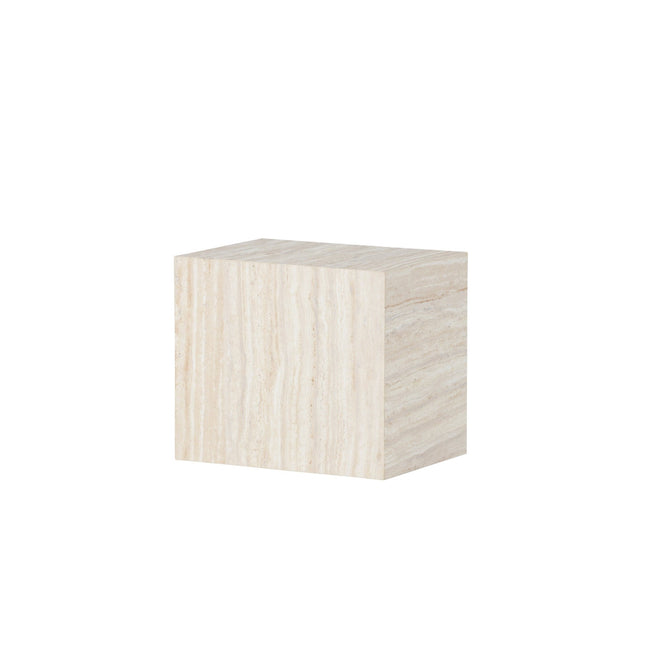 York sivupöytä 30x35x25 cm - travertiinin värinen - KalusteDuo_Huonekaluliike_Pöytä